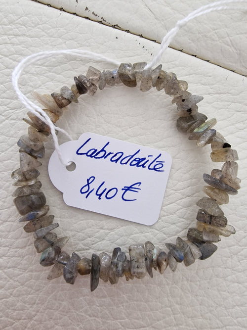 Bracelet baroque en Labradorite